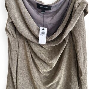 Banana Republic Gold off the shoulder top